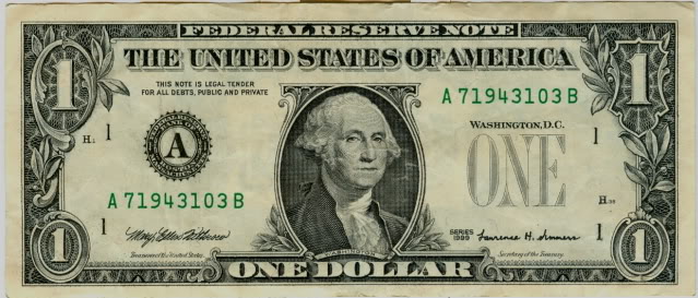 Serial Number Dollar Bill Font Name